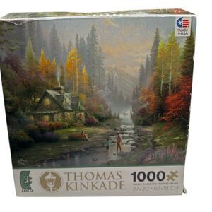 Thomas Kinkade Weekend Retreat 1000 Piece Jigsaw Puzzle